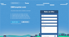 Desktop Screenshot of dmhospital.com